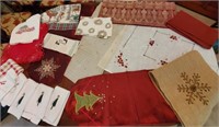 Christmas table runners & towels