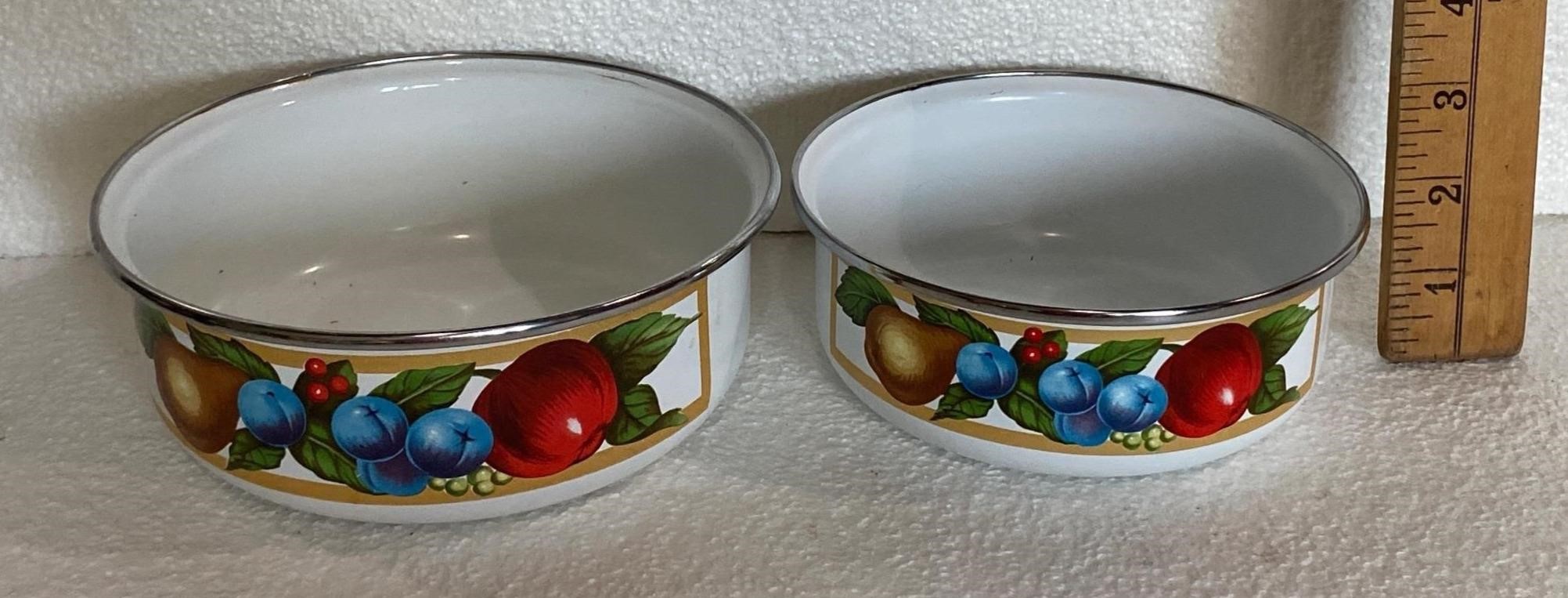 Enameled Bowls