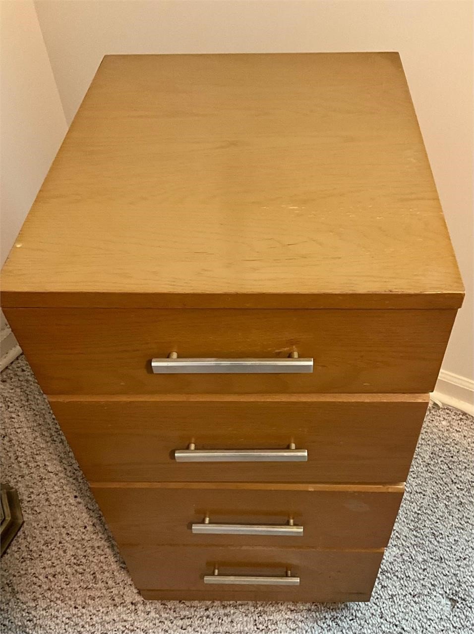 Mengel 4 Drawer Side Cabinet Bedroom 1