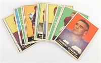(19) 1961 Topps Football Cards