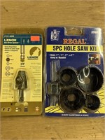Lenox quick change & 5 piece hole saw kit
