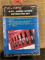 8 Piece jumbo extractor set