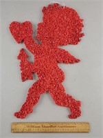 Melted Plastic Popcorn Cupid 21" H