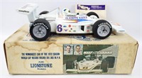 Lionstone Bobby Unser Olsonite Eagle #8 Car Bottle