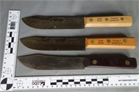 Three (3) John Primble knives