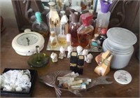 Group of Perfume, Candles, Figurines & More