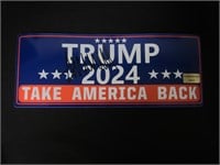Donald Trump signed Bumper Sticker w/coa