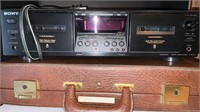 Sony Stereo Cassette Deck, Brief Case