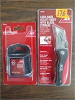 ACE Lock-Back Utility Knife w/ 50-pk Blades