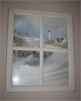 DIVIDED LITE LIGHTHOUSE PRINT