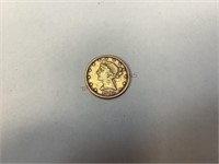 1882 Gold Liberty Head Five Dollar Coin