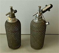 Two vintage spritzer bottles