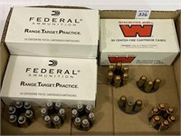 Group of Ammo Including 3 Full Boxes of Federal