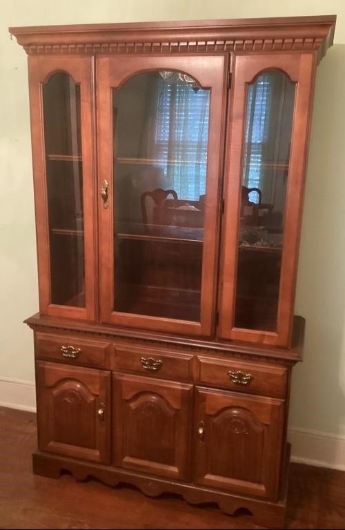 Vintage Bassett China Cabinet