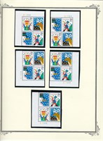 Season's Greetings stamps 3 plate blocks 20 x 29 c