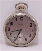 1927 Elgin 7 jewel pocket watch w/ silveroid open