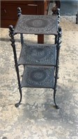 Metal Claw Foot Square Plant Stand