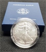 2012-W Silver Eagle w/ Case & COA