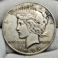 1935 Peace Silver Dollar XF