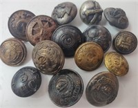 Very Old Military Buttons
