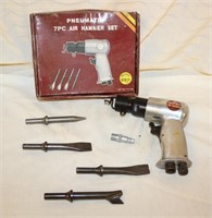Pneumatic 7pc Air Hammer Set, untested