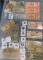 Large Assortment of Foreign Currency and US Proof