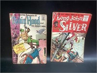 1957 Robin Hood & Long John Silver Comic Books