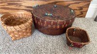 3 Handmade Baskets