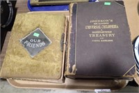 JOHNSON'S CYCLOPEDIA + PHOTO ALBUM