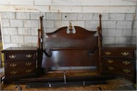 Chippendale Replica Style Head & Foot Board