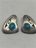 Sterling Silver SW Turquoise Tom Ashley Earrings