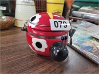LADYBUG CANISTER WITH TOOTHPICKS