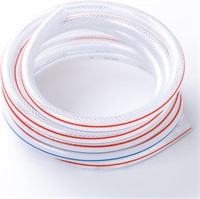 1-1/2” ID PVC Braided Clear Flexible Vinyl Tubing