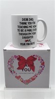 New Dad Gift Mug From Daughter In Gift Box