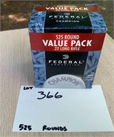 1 Box Federal Champion 525, 22lr value pack