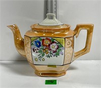 Vtg Peach Luster Tea Pot Japan