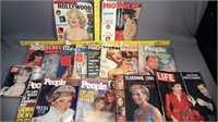 Assorted vintage magazines and books