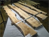 4-6'x2" Seasoned Maple Live Edge Planks
