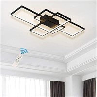 Jaycomey Dimmable Ceiling Light,3 Squares Modern