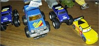 TOY TRUCKS AND CAR