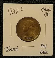 1932 D 25 cent piece