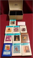 810 - GROUP OF VINTAGE 8TRACK TAPES W/ CASE