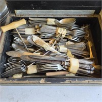 Chest of Silver Plate