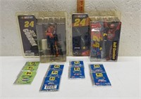 Jeff Gordon Figures in Package and 10 Nascar