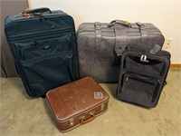 Assorted Luggage Suit Cases