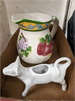 PITCHER AND COW PLANTER
