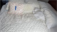 Queen Bed Dressing, Quilt, Shams, Dust Ruffle