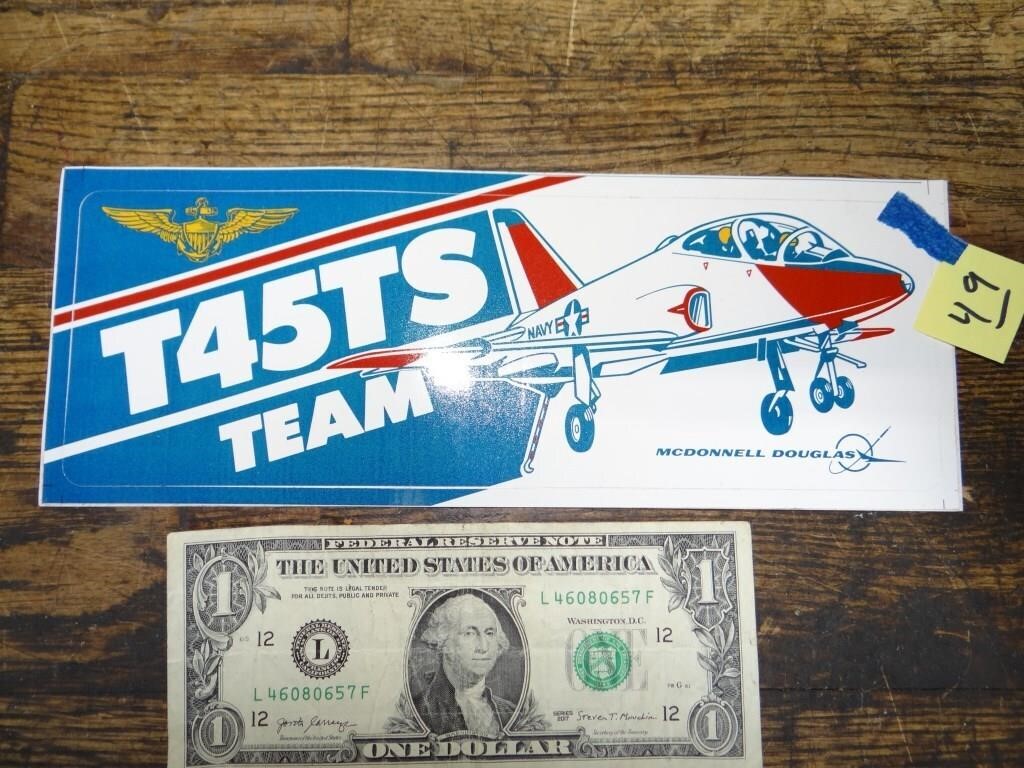 McDonnell Douglas T45TS Sticker