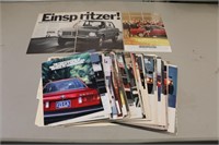 Early BMW Automobile Car Advertising Lot