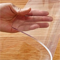 Plastic Clear Table Protector Rectangle Thick